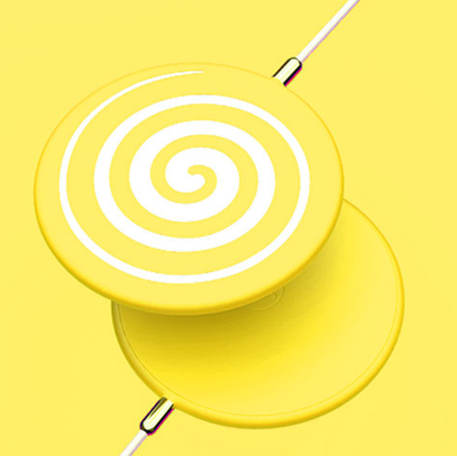 Lollipop Wireless Charger（Warm yellow）